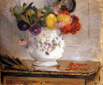 フラワーズ Painting - ダリアの花の画家ベルト・モリゾ